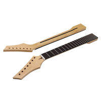 Elektrik Gitar Leher 24 Frets 7สาย Gitar Leher Kanada เมเปิ้ล Tinggi กลอสแป้นวางนิ้วไม้เมเปิ้ล Gitar Bahagian Asli &amp; Warna Hitam