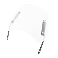 Cafe Racer Windshield Compact Sport Wind Deflector Visor เหมาะกับรถจักรยานยนต์5-7นิ้วไฟหน้ากระจก