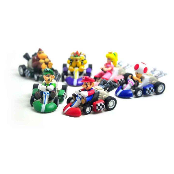 6-ชิ้น-เซ็ต-super-mario-kart-ดึงกลับ-luigi-รถ-mini-action-figure-ของเล่นเด็ก-gift