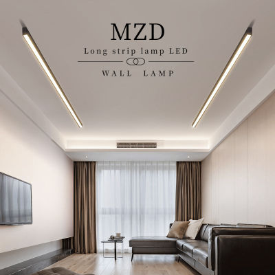 MZD【หลอดไฟ3สี】โคมไฟเพดานแถบโคมไฟเพดานติดพื้นผิวโคมไฟเพดานแบบโมเดิร์นเรียบง่ายห้องรับประทานอาหารห้องนอน