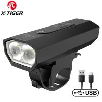 X-Tiger ไฟหน้าจักรยาน 500lumen ชาร์จ Usb