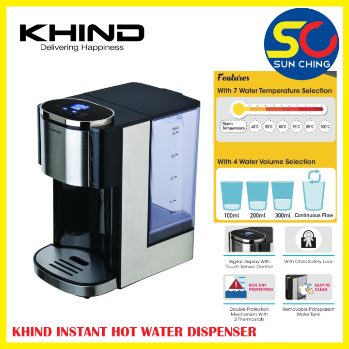 KHIND INSTANT HOT WATER DISPENSER EK2600D Lazada