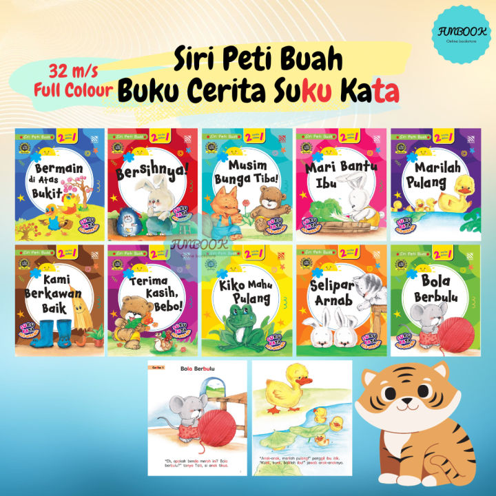 [FUNBOOK] Buku Cerita Siri Peti Buah Kanak Kanak Tadika Suku Kata Nilai ...