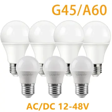 G45 LED Bulb with B22 Base - 12V & 24V DC