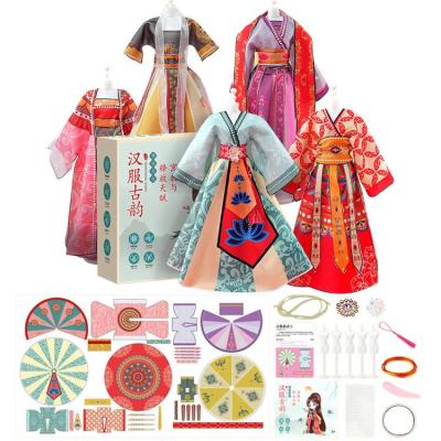 Girls Clothing Design Toys Toddler Learning Clothing Designed Toys Set Kids Fashion Toys Toddler Pretend Play Toy For Above 3 Years Girls Boys Kids Children respectable