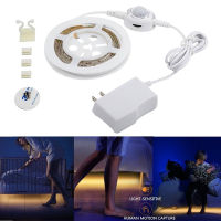 Smart LED motion sensor light tape 5V smd 3528 60ledm power adapter night LED strip for home room loft kitchen cabinet decor