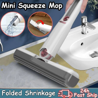 ใหม่ Mini Squeeze Mop แบบพกพาทำความสะอาด Mop โต๊ะทำความสะอาดกระจกหน้าต่างฟองน้ำทำความสะอาดสวมใส่เครื่องมือทำความสะอาดในครัวเรือน