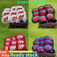 2023 NEW for♦△ 9 Pcs/set Golf Iron Head Covers Crystal leather Golf Headcover Golf Irons Clubs Head Protector Golf Accessories