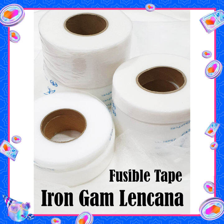Lencana Sekolah Fusible Tape Double Side Glue Kain Double Sided Glue