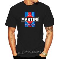 Martini Racing Team T Shirt Men Vintage Car Birthday Gift Present Motorsport Tee Shirt Custom Printed Gildan