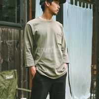 TRUFFLE RELAX POCKET TEE เสื้อยืด แขน3/4 ผ้าcotton 100%