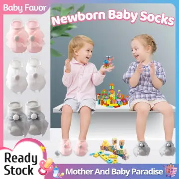 0-6 Months Baby Girls' Lace Ruffled Cute Socks: Cotton Blend Breathable  Comfort for Your Little One!