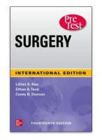 Surgery PreTest Self-Assessment and Review, 14 ed (IE version) - ISBN : 9781260461800 - Meditext