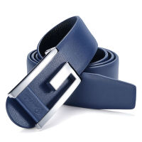 Korean version Golf belt mens leather Korean version of the tide smooth buckle wild casual simple letters young peoples belt original PXˉ Pearlˉ Gateˉ Titleisˉ Callawaˉ J.Lindeberg Descentˉ belt for men and women