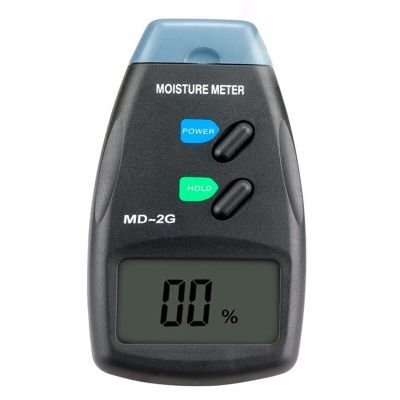 【Wireless】 MD-2G 5%-40% เครื่องวัดความชื้นไม้แบบดิจิตอล2-Pin Timber Bamboo Damp Tester Hygrometer Humidity Analyzer With LCD Display