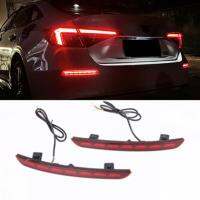 Durable Car Brake Turn Light Rear Bumper Fog LED Shock Resistant Steering