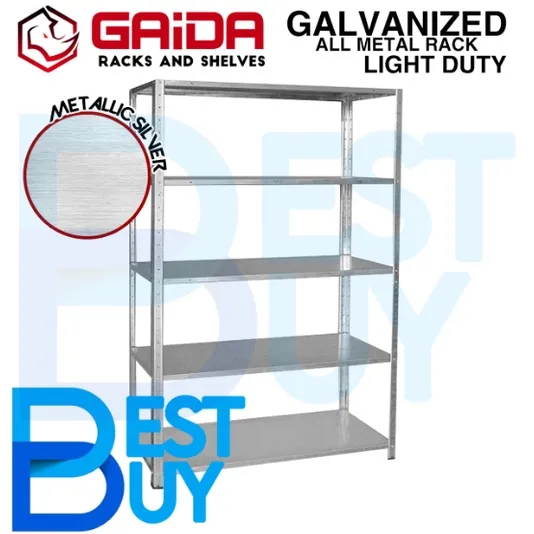 ♕Galvanized Shelves 3LAYERS 4 Layers and 5 Layers Adjustable Storage