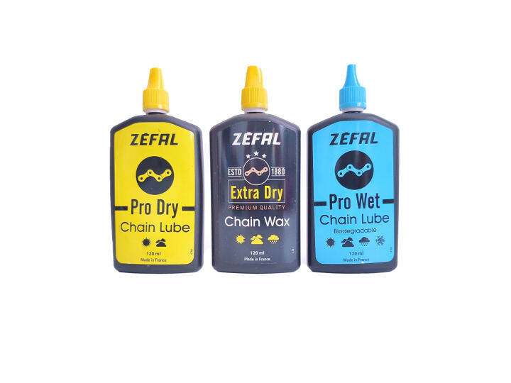 BKAT Zefal Bicycle Chain Lube 120mL Pro Dry Extra Dry Pro Wet Mountain