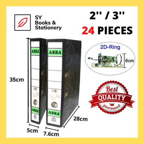 ABBA Arch File 2 / 3 Inch (24pcs/box) | Lazada image.