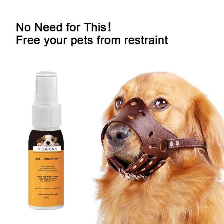Pet Dog No Chew Spray Stop Dog Chewing Deterrent Anti Chew Repellent