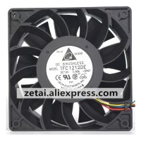 ☈ Delta TFC1212DE 12038 120mm 12V 3.90A 12cm High Speed fan 120x120x38mm cooling fans cooler for Bitcoin miner Super Cooling