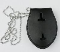 tomwang2012. OUTDOOR US POLICE BADGE HOLDER WITH NECK CHAIN BELT CLIP-US BADGE HOLDER