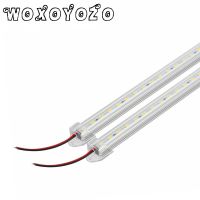 2ชิ้น * 50ซม. Led ความสว่างสูงบาร์ Dc12v 36led แข็งแถบแอลอีดีแข็งบาร์แสง5730 5630กับ U เปลือกอลูมิเนียมพีซี