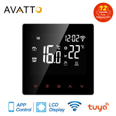 AVATTO Tuya WiFi สมาร์ทเทอร์โม,ไฟฟ้าชั้นความร้อนน้ำก๊าซหม้อไอน้ำอุณหภูมิควบคุมระยะไกลสำหรับ Home, Alexa