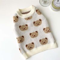 Autumn and winter new ins dog clothes Corgi Schnauzer French Bulldog sweater small and medium-sized dog pet cat costume