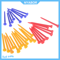 NYABOR 30ชิ้น/แพ็คพลาสติกกอล์ฟ Tees หลายสี8.3cm Plastic Golf TEE Accessories