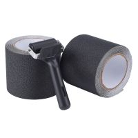 Non Slip Safety Grip Tape with Roller Anti-Slip Indoor/Outdoor Stickers Strong Adhesive Safety Traction Tape Stairs Floor Ground