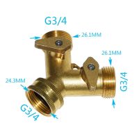 Cranes 3/4 2 Way Tap A Tap Of Water Conector Grifo Wwater Irrigation Splitter Connectors 3/4 Splitter Watering Up Faucet