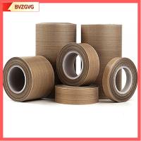 BVZGVG 10m/Roll ทนต่อการสึกหรอ เครื่องดูดสูญญากาศ ฉนวน เครื่องปิดผนึกกาว เทป PTFE ทนต่ออุณหภูมิสูง ผ้าเทปผ้า