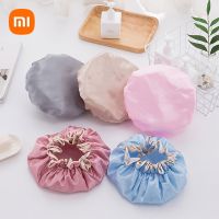 Xiaomi Waterproof Women Shower Cap Satin Beanie Hair Bonnet Shampoo Multiple Shower Caps Bathroom Supplies Bathroom Accessories