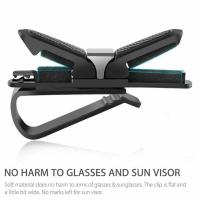 Universal 1pc Car Glasses Holder Clip Cars Sun Visor Eyeglass Clips Sungalsses Bracket Portable Auto Fastener Ticket Holders Eyewear case