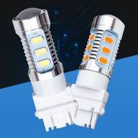 P27 Led 15 Smd 5630แหล่งไฟรถยนต์2ชิ้น/7 W โคมไฟรถยนต์ Led P27W พลังงานสูงไฟเบรคเหลืองอำพันจอดสีแดงสีขาว