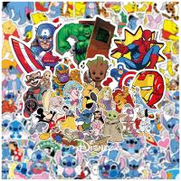 【CW】▧✲▬  50/100pcs Stickers Anime Iron Man Hulk Decal Cartoon Sticker for Kids