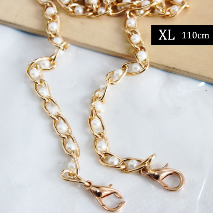 Wonderful 40-120cm Pearl Bag Chain Replacement Shoulder Bag Strap ...