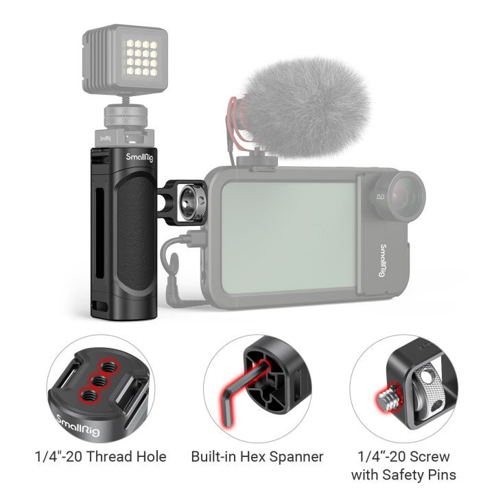 smallrig-lightweight-side-handle-for-smartphone-cage-featuring-14-thread-holes-amp-built-in-wrench-accessories-diy-rig-2772