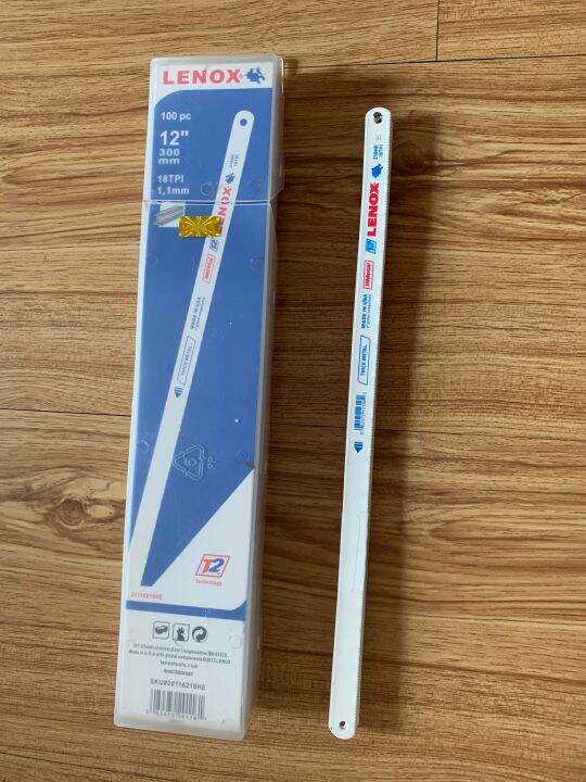 10pcs Lenox Hacksaw Blade 18Tpi Authentic (per pc) Handsaw Metal Blade