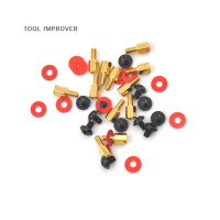 TOOL IMPROVER 12pcs คอมพิวเตอร์สกรูเมนบอร์ด Standoffs/สกรู/ชุดเครื่องซักผ้า