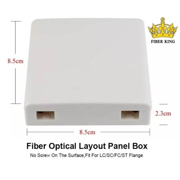 【COD】 FIBER KING Fiber Optic Wall Socket FTTH Mini Terminal Box SC APC ...