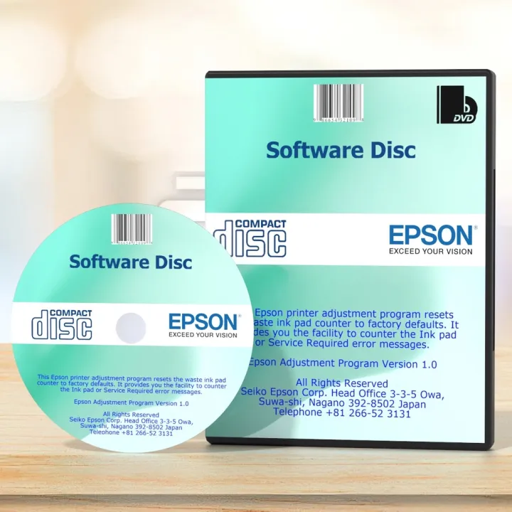 Epson L130 L220 L310 L360 L365 Adjustment Program Resetter Tool (USB