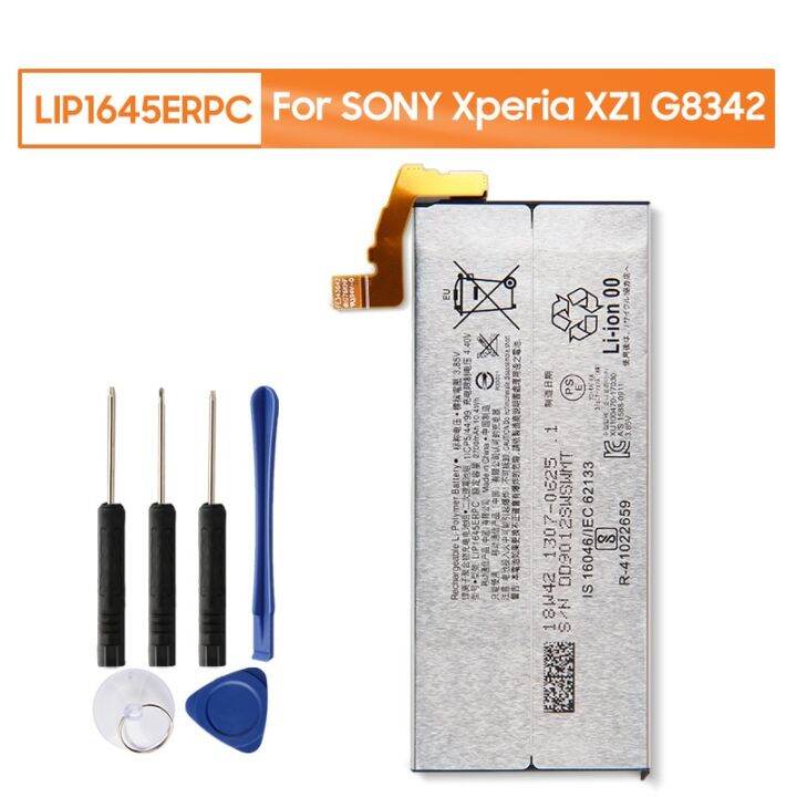 แบตเตอรี่-lip1645erpc-สำหรับ-sony-xperia-xz1-g8342-lip1645erpc-โทรศัพท์ทดแทนแบตเตอรี่เครื่องมือฟรี2700mah