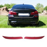 Rear Bumper Reflector 63147842955 63147842956 Left Right for 5 Series F10 F18 2011-2016 Accessories, 2PCS Red