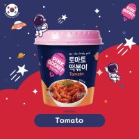 ต๊อกป๊อกกิกึ่งสำเร็จรูป ต๊อกจรวด รสมะเขือเทศ แบบถ้วย 120g pink rocket tokpokki tomato cup 핑크로켓 떡볶이