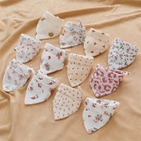 【DT】hot！ Baby Muslin Bibs Soft Cotton Print Burp Saliva Apron Bandana Scarf for Boys Feeding Drool Bib