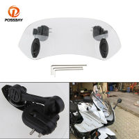 Universal รถจักรยานยนต์ Extension ปรับกระจกสปอยเลอร์ Clamp-On กระจก Air Deflector สำหรับ HONDA SUZUKI KAWASAKI YAMAHA