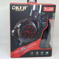 OKER หูฟังเกมมิ่ง Hi-Fi stereo headphone Gaming Headset รุ่น X96 (Black) 7 Color LED