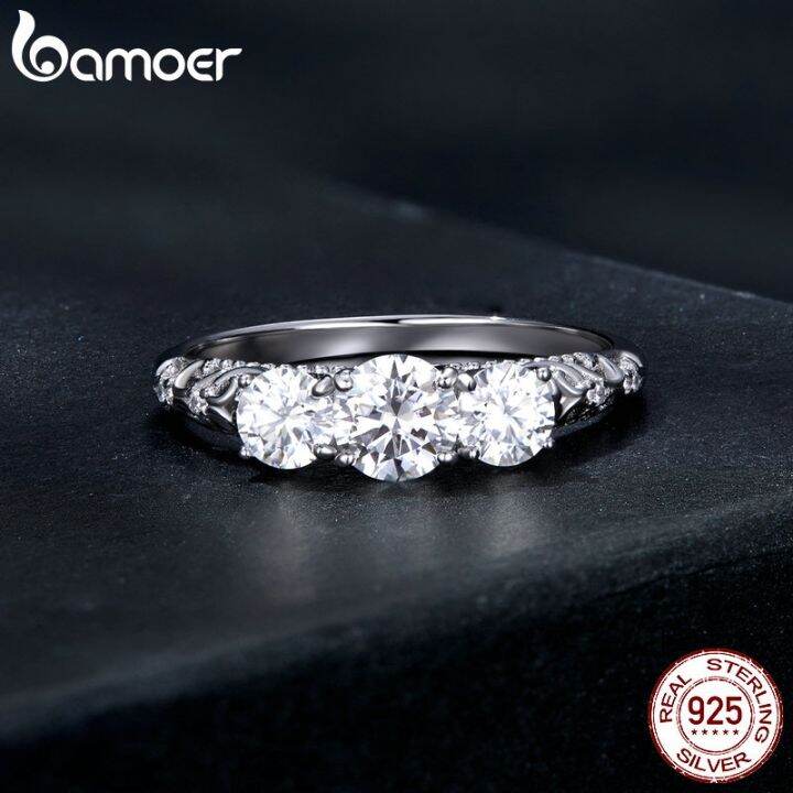 bamoer-1-1cttw-round-moissanite-platinum-plated-ring-for-women-d-color-vvs1-ex-lab-diamond-engagement-925-sterling-silver-ring